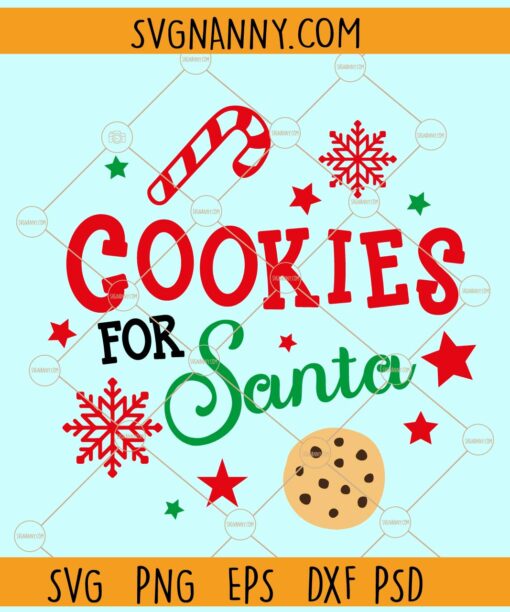 Cookies for santa svg, Funny Christmas Quote Svg, Christmas Sayings Svg