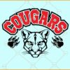 Cougars Mascot SVG, Basketball SVG, Cougars mascot SVG, Go Cougars SVG