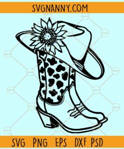 Cowgirl Boots SVG, Western Cowgirls SVG, Cowgirl Boots Western SVG, Cowgirl SVG