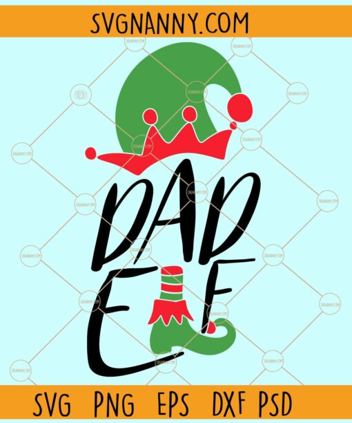 Dad elf svg, Christmas svg, Christmas svg file, Christmas clipart svg. Merry Christmas svg