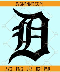 Detroit Baseball Svg, Detroit Svg, Baseball Team Logo svg, Baseball Svg, Detroit svg