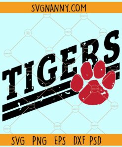 Distressed Tigers svg, Tigers SVG File, Tigers Football SVG, Football SVG