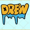 Drew drip SVG, Justin Bieber Svg, Drewhouse Design Svg, Drew House Svg