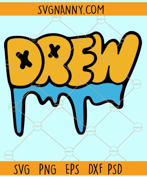 Drew drip SVG, Justin Bieber Svg, Drewhouse Design Svg, Drew House Svg