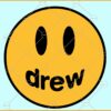 Drew smiley SVG, Justin Bieber Svg,, Drew Inspiration SVG,Drewhouse Design Svg