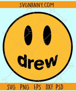 Drew smiley SVG, Justin Bieber Svg,, Drew Inspiration SVG,Drewhouse Design Svg
