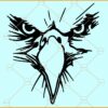Eagle face mascot SVG, Eagles football svg, Eagles svg, Eagles svg, Sport SVG, Football svg