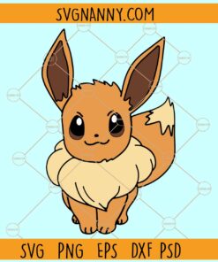 Eevee SVG, Eevee Clipart SVG, Eevee Vector SVG, Eevee png, Eevee evolutions SVG
