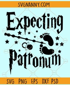Expecting Patronum SVG, Expecto Patronum SVG File, Expecting a baby Svg, Wizard Svg