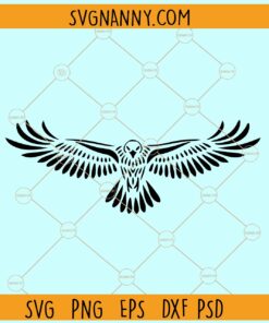 Flying Hawk SVG, Hawk svg, flying bird of prey clipart svg, hunting bird svg