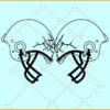 Football helmets SVG, Football helmets clipart svg, Football mascot svg, Team spirit svg