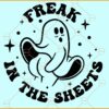 Freak in the sheet ghost svg, Freak in the Sheets SVG, Halloween Svg, Halloween Ghost SVG