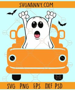 Ghost Halloween Truck Svg, Ghost svg, Halloween svg, Halloween png, Halloween clipart svg