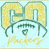 Go Packers Leopard print SVG, Packers Mascot SVG, Team spirit svg, Packers svg