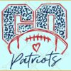 Go Patriots Leopard SVG, Patriots Mascot SVG, Team spirit svg, Patriots svg, Patriots svg file