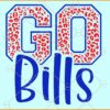 Go bills Football svg, Go bills leopard svg, bills Outline svg, bills SVG File