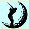 Golf silhouette svg, Golfer svg, Golf svg, Golf player svg, Golf png, Golf life svg