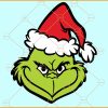 Grinch face svg, Grinch Svg, Christmas svg, Merry Christmas svg, Funny Grinch svg