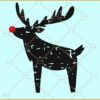 Grunge Reindeer svg,  Christmas reindeer svg, Christmas sign svg, Happy Holidays png