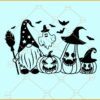 Halloween Gnome Svg, Halloween clipart svg, Gnomes Halloween svg, Halloween svg