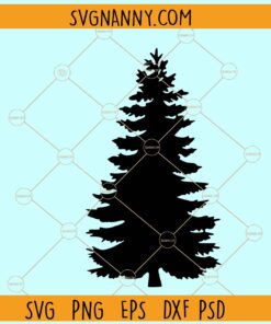 Hand drawn Christmas tree SVG, Christmas tree svg, Christmas svg, Christmas sign svg