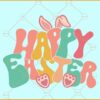 Happy Easter retro Vintage SVG, Retro easter svg, Bunny Ears svg, Happy Easter SVG