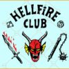Hellfire Club Stranger Things SVG, Stanger Things SVG, Stuck in the upside down SVG