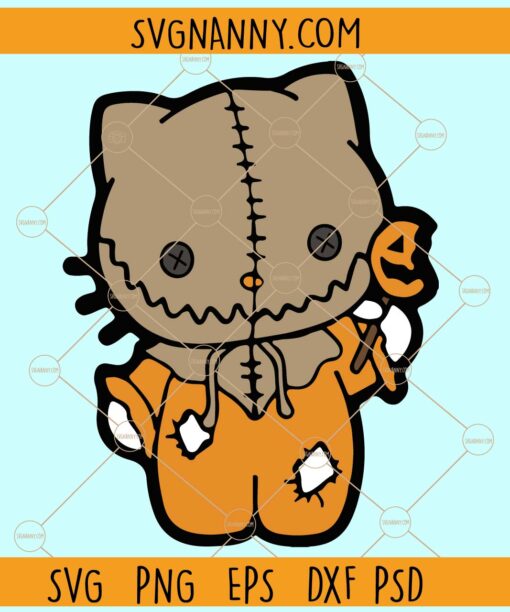 Hello Kitty Sam svg, Halloween svg, Halloween shirt svg, Halloween costume svg