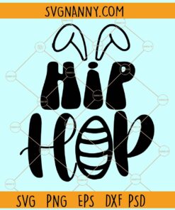 Hip Hop Easter Sign SVG, Bunny Ears svg, Happy Easter SVG, Easter SVG