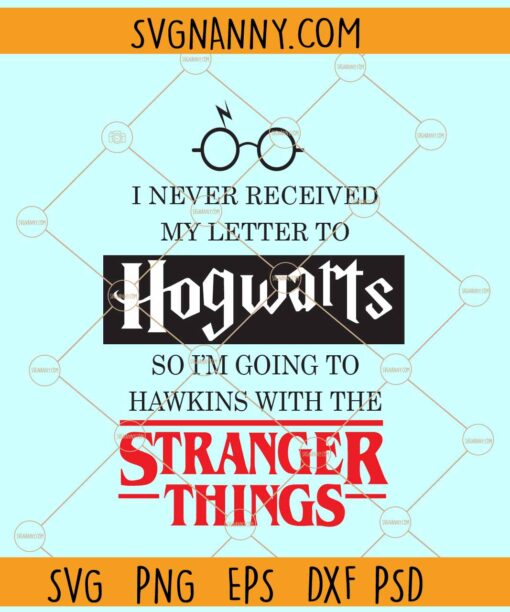 Hogwarts stranger things SVG, Harry Potter Stranger Things, Stranger things svg