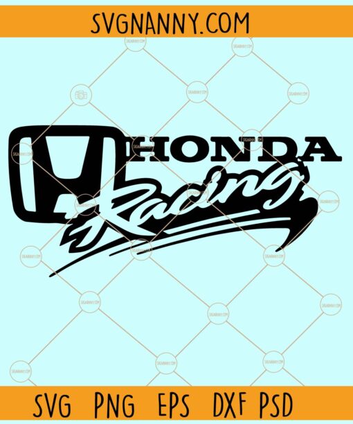 Honda racing svg, Honda Logo SVG, Motocross svg, Motorcycle svg, dirt bike svg