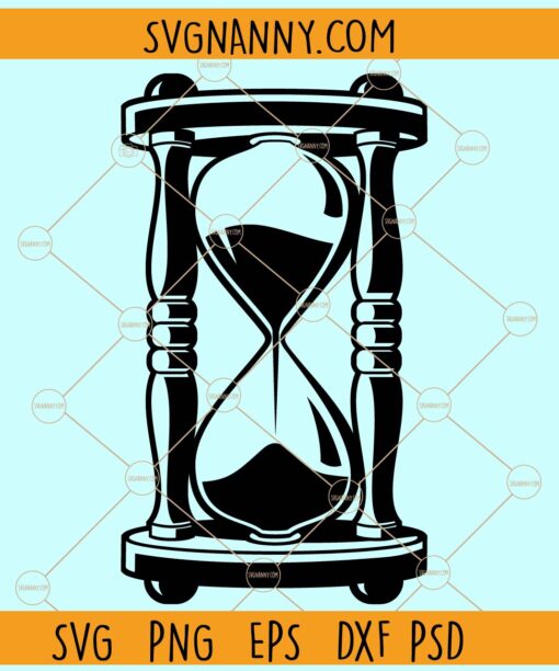 Hour Glass svg, Hour Glass clipart svg, Hourglass Sand Silhouette svg, Hourglass svg