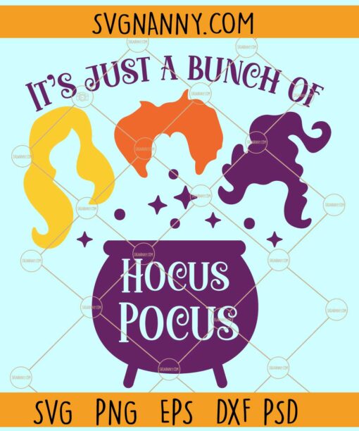 It's Just a Bunch of Hocus Pocus, Hocus Pocus SVG, Sanderson Svg