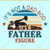 It’s Not A Dad Bod It’s A Father Figure SVG, Retro background svg, Father Figure Svg