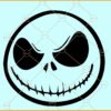 Jack SVG, Jack Skellington svg, Funny Halloween Svg, Halloween clipart svg