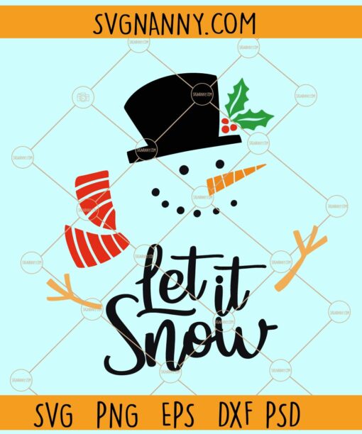 Let it snow svg, Winter svg, Christmas quote svg, Funny Christmas svg, Christmas svg files