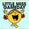 Little Miss  GameDay SVG, Little Miss svg, Game Day Cutie SVG