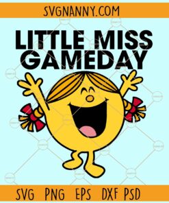 Little Miss  GameDay SVG, Little Miss svg, Game Day Cutie SVG