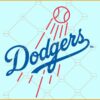 Los Angeles Dodgers svg, Los Angeles baseball logo svg, LA, Dodgers Logo badge svg