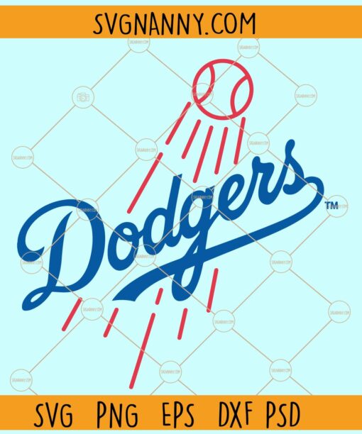 Los Angeles Dodgers svg, Los Angeles baseball logo svg, LA, Dodgers Logo badge svg