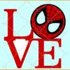 Love Spider man Chibi svg, Love Spider man svg, Spiderman movie svg, Spiderman svg