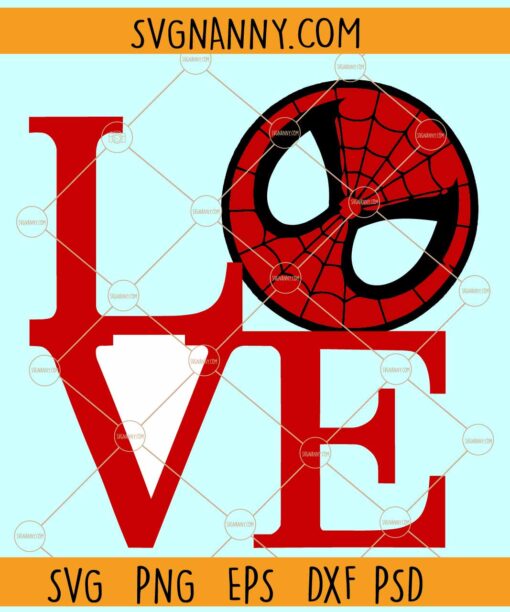 Love Spider man Chibi svg, Love Spider man svg, Spiderman movie svg, Spiderman svg