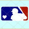 MLB inspired logo svg, Baseball logo svg, Baseball Mom svg, MLB Logo Cricut svg