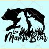 Mama Bear Svg, Mama Bear with cub svg, Bear SVG, Mama SVG, Mom svg, Mommy svg