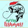 Merry Fishmas SVG, Fishmas Christmas SVg, Christmas Svg, Merry Christmas Svg
