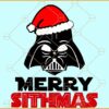 Merry Sithmas SVG, Christmas Vader svg, Star Wars svg, Christmas sign svg
