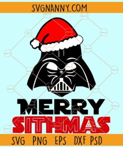 Merry Sithmas SVG, Christmas Vader svg, Star Wars svg, Christmas sign svg