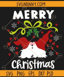 Merry christmas gnomes clipart svg, Christmas svg, Christmas svg files, Merry Christmas svg