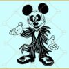 Mickey Jack Skellington svg, Disney svg, Disneyland svg, Mickey svg, Minnie svg