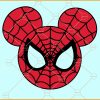 Mickey Mouse Spiderman SVG, Mickey Mouse head svg, Mouse svg, Mouse Head svg